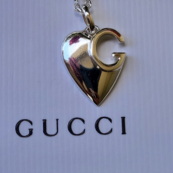Hello Summer! GUCCI ITALIAN LUXURY BRAND IN STERLING SILVER β¨οΈ STATEMENT GUCCI - Picture 4 of 5
